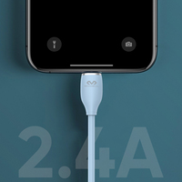Miccell 6A Type-C Câble de charge super rapide pour téléphones portables Caméra IOS et écouteurs avec blindage de tresse