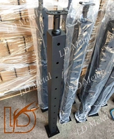 Modernes Rostbeständiges Kabelgeländer mit Edelstahlpfosten T316 Schwarze Edelstahlkabel-Spannmuttern und -Klemmen