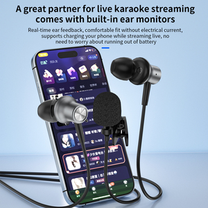 Casque filaire 2-en-1 avec chargeur 27W PD, carte son DSP et microphone de monitoring pour le streaming en direct, le karaoké et les podcasts - Product Image 3
