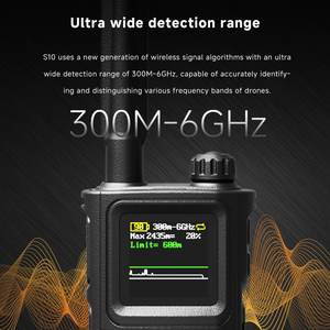 New andheld Convenient FPV <b>Drone</b> Detector S10 1200MHz Handheld 360 UAV Detection WiFi Finder <b>Drone</b> <b>Accessories</b> Kit Tools Parts - Product Image 4