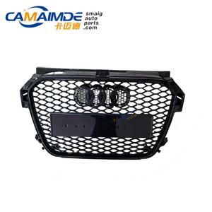 Camaimde Grille <span class=keywords><strong>Audi</strong></span> Neuve en Plastique PP+ABS Brillant/Mat pour <span class=keywords><strong>Audi</strong></span> <span class=keywords><strong>A1</strong></span> 8X 2012 Modèle Noir/<span class=keywords><strong>Gris</strong></span>/Argent - Product Image 2