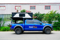 Coque de camping-car pour camionnette Tacoma, ouverture automatique rapide, protection UV, aluminium, quatre saisons, Huntoo