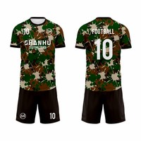Maillots de football OEM pour enfants, shorts et ensembles, séchage rapide, respirant, polyester, impression par sublimation, maillot de football rouge jaune pour enfant de 14 ans