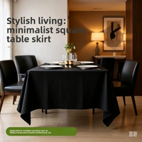 Nappe de table imperméable à motif à carreaux en fibre élastique de polyuréthane brossé (spandex) 110g, vente en gros