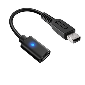 <strong>For</strong> <strong>Wii</strong> U 10cm Black TYPE-C Female Charging Cable Short Stable Power Cord <strong>for</strong> Game Console - Product Image 1