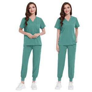 42167 trajes formales médicos para mujer, <span class=keywords><strong>ropa</strong></span> de trabajo médica en línea para mujer de oficina, conjunto de chaqueta con bolsillos, <span class=keywords><strong>ropa</strong></span> de trabajo, Tops - Product Image 1