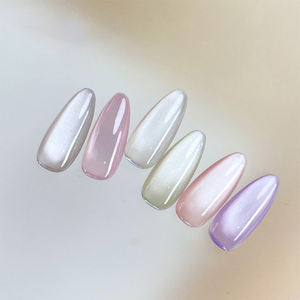 AILANUO Esmalte de Gel de Ojo de Gato Guanshan Yue de 6 Colores para Arte de Uñas UV/LED, Polvo de Purpurina de Gel de Ojo de Gato, Personalización de Marca Profesional - Product Image 2