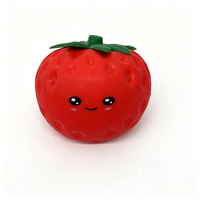 Mainan Squishy Stroberi Raksasa Grosir dari Gudang USA, Ukuran Jumbo 15*12cm, Mainan Squishy Anti Stres, Slow Rising, Stroberi Montok