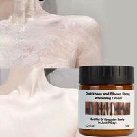 Lotion éclaircissante corporelle OEM ODM pour peaux noires, soin des taches sombres sur les genoux, les jointures, les coudes et les aisselles, crème blanchissante puissante au niacinamide pour le visage