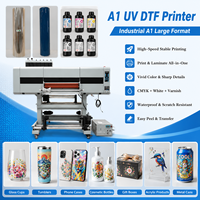 Impresora UV DTF industrial de rollo a rollo XM Epson i3200 A1 para impresión de etiquetas de cristal, compatible con OEM y ODM