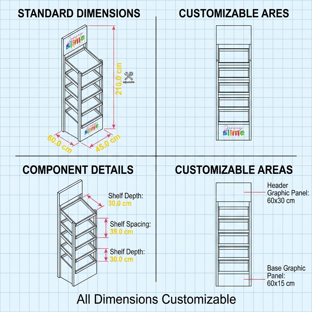 Custom Wood Gravity Feed Display Stand for Canned Fish Beef Meat Tins FIFO Auto-Refill Retail Store Rack Eco-Friendly Plywood — view 4