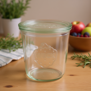 Pot à conserves Weck 12 oz en verre avec couvercle pour le stockage des aliments - Product Image 3