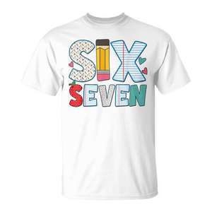 Camiseta Six Seven 6 7 Meme Teacher para niñas - Product Image 2