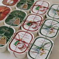 Ensemble de bougies de Noël, bougies Père Noël et bonhomme de neige, décoration de fête, mariage, festival, ornement romantique pour la veille de Noël, décoration pour la maison