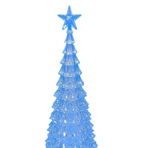 Acrylic Christmas <b>Tree</b> Ornament 15 Inch <b>Lighted</b> Transparent Hanging Decoration For Holiday Decor - Product Image 5