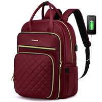 LOVEVOOK 17 pouces Sac à dos de voyage décontracté de haute qualité Sac à dos pour ordinateur portable mode imperméable grand logo personnalisé Sacs d'école