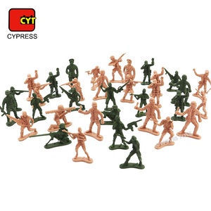 Mini soldats en plastique à échelle, jouets de deuxième guerre mondiale - Product Image 1