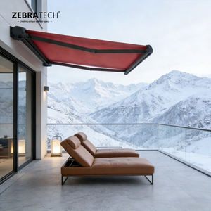 <span class=keywords><strong>Toldo</strong></span> Motorizado de Lujo Moderno de Grado Comercial con Certificación CE para Cafetería, Balcón, Terraza, Asientos al Aire Libre, Cantina - Product Image 4