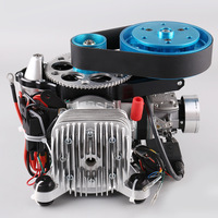 Nouveau modèle DLE200, moteur à essence pour paramoteur, bicylindre, deux temps, refroidissement par air, démarrage électrique, cylindrée 200 cm³