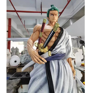 Estatua Personalizada de Gran Tamaño de <span class=keywords><strong>One</strong></span> <span class=keywords><strong>Piece</strong></span>, Figura de Anime Japonés de Tamaño Real, Artesanía de Resina y Escultura de Fibra de Vidrio para Decoración - Product Image 3