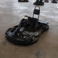 Voiture de karting à quatre temps 500 cm3 à grande vitesse avec entraînement par chaîne pour une utilisation en extérieur Visionnement vidéo disponible