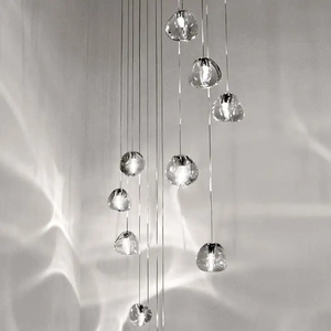 2024 nouveau <span class=keywords><strong>lustre</strong></span> en cristal moderne lumière LED <span class=keywords><strong>Transparent</strong></span> <span class=keywords><strong>verre</strong></span> bulle <span class=keywords><strong>boule</strong></span> abat-jour <span class=keywords><strong>lustre</strong></span> de plafond - Product Image 2