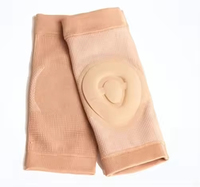Genouillères de compression respirantes en gel personnalisées avec support en silicone pour la pole dance et la danse sur barre
