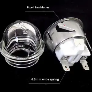 Lampe halogène <span class=keywords><strong>G9</strong></span> en verre électrique résistant aux hautes températures, éclairage de <span class=keywords><strong>four</strong></span>, 300°C, support de lampe anti-explosion pour usage domestique - Product Image 2