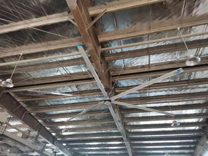 16ft Industrial Aluminum HVLS Ceiling Fan with Permanent Magnet Motor for Restaurant Barn <b>Ventilation</b> - Product Image 5
