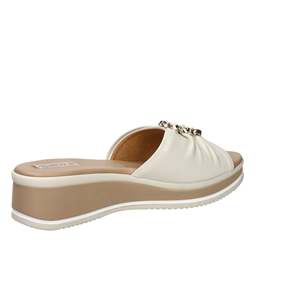 Sandali con zeppa da donna Tredy's Ivory 12140-E5 - Product Image 4