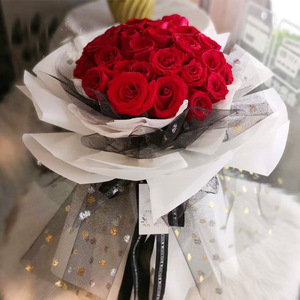 Rollo de tul de punto dorado, envoltura de papel de embalaje de flores frescas, venta al por mayor, oferta - Product Image 5