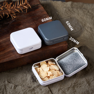 Scatola di caramelle a conchiglia scatola portatile di tabacco di canapa medicina losanghe da frutta scatola di ferro scatola di bocconcini di cioccolato bezoar pillola per sbornia - Product Image 3