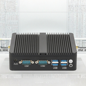 Linkleaps 소형 팬리스 미니 PC 듀얼 GbE LAN 듀얼 HD 디스플레이 텔 N2840 N2810 <span class=keywords><strong>DDR3</strong></span> AU 홈 오피스 산업용 재고 - Product Image 4