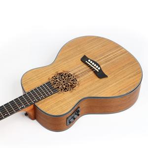 גיטרה אקוסטית-חשמלית מיני בייבי עם פיקאפ, בעיצוב יוקרתי מבית Wholesale Deviser - Product Image 6