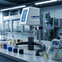 Viscosimètre numérique de laboratoire complet, testeur électronique de viscosité, viscosimètre rotatif pour huiles