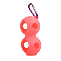 Pochette portable en silicone pour balles de golf, sac de transport pour balles de golf, étui de rangement pour balles de golf, porte-balles de golf à la taille, étui de protection