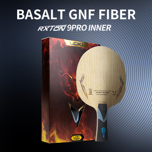 Loki Rxton 9Pro Inner 5+2 Basalt GNF Fiber - Telaio da Ping Pong con Superficie in Limba per Giocatori di Attacco Veloce e Looping - Product Image 1