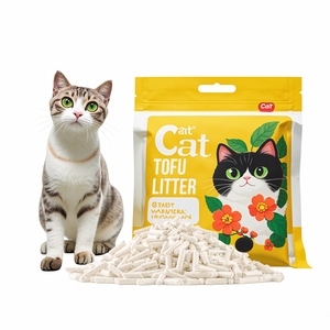Litière de tofu jetable facile à jeter, agglutination rapide, élimination des odeurs, litière pour chat de tofu sans produits chimiques - Product Image 1