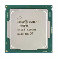In Stock Intel 9th Gen Core I7 9700K CPU I7 Processor LGA1151also 9700 9700f 9700fk CPU for Intel Boxed and Tray Processor