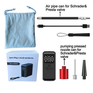 Bomba de aire eléctrica para neumáticos de <span class=keywords><strong>bicicleta</strong></span>, inflable, pequeña - Product Image 6