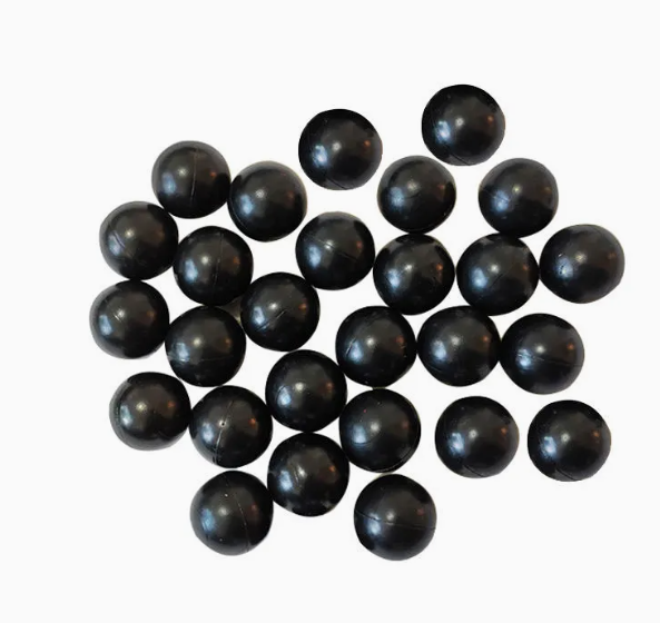 Eco-Friendly Rubber Bouncing Ball Bright Color Ball Hollow Squash Ball