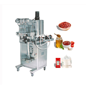 HXL-S100 Automatic Electric PLC Bearing Pouch Packing Machine 5-100ML 50 Bags/Min High-Accuracy Film/Foil Paper Sauce Sachet - Product Image 1