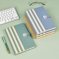 Libretas Personalizadas A5 con Tapa Dura, Forradas, Impresas, de Cuero PU, Encuadernación Térmica, Ecológicas, para Negocios, con Logotipo, Organizador/Planificador