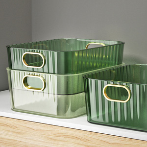 Công Suất Lớn Nhựa Lưu Trữ Hộp Mỹ Phẩm Chăm Sóc Da Lưu Trữ Hộp Giỏ Tổ Chức Với Xử Lý Đa Lưu Trữ <span class=keywords><strong>Container</strong></span> - Product Image 4