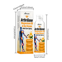 Ximonth 60ML Spray au magnésium pour le soulagement des douleurs articulaires, douces et portables, pour les douleurs musculaires et osseuses, crème articulaire et spray pour le soulagement des douleurs osseuses