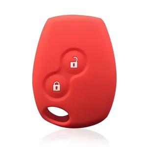 Étui de <span class=keywords><strong>clé</strong></span> télécommande en gel de silice pour Logan I 2 3 Clio Twingo Duster <span class=keywords><strong>Sandero</strong></span> Stepway Nissan Terrano Almera 2 boutons - Product Image 4