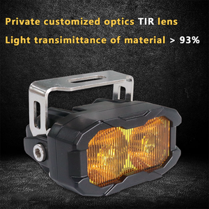 Comunemente <span class=keywords><strong>usato</strong></span> 3 pollici 4x4 Off road luci IP68 impermeabile ambra fendinebbia per camion - Product Image 4