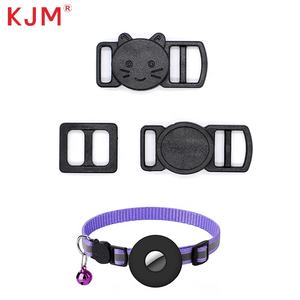 Collar pequeño de plástico para gatos de 10mm con hebilla separable, accesorio de nailon sólido con decoración de encaje para perros - Product Image 3