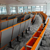 Chaises inclinables modernes en tissu, vente chaude, sièges pour auditorium, église, stade, cinéma, salle de théâtre, école, maison, bureau