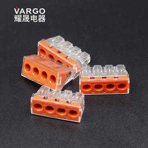 บล็อกขั้วต่อแบบเสียบ Vargo รุ่น YS-104D 4 ขั้ว 24A แบบเสียบเร็ว สำหรับการเดินสายไฟในอาคาร - Product Image 5